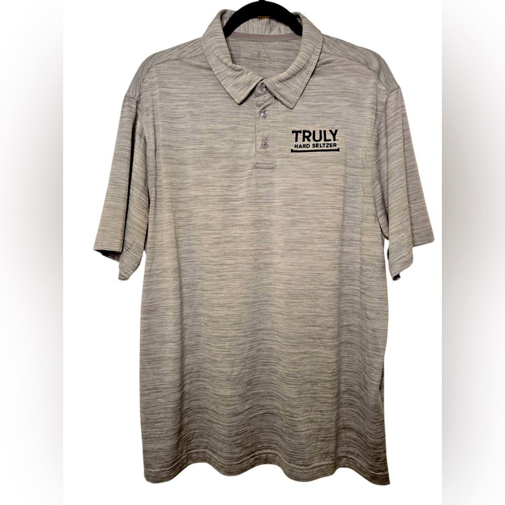 Charles River Truly Men's Grey Golf Shirt💕